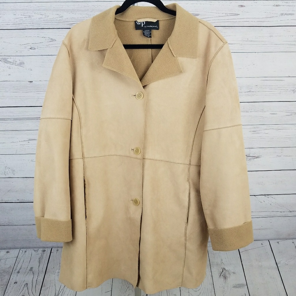 Women's Weatherproof Button Down Coat Size Large
